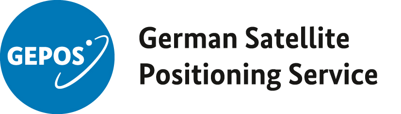 Bild zeigt ein Schaubild der Funktionsweise des Positionierungsdienstes (verweist auf: Der bundeseigene Satellitenpositionierungsdienst)