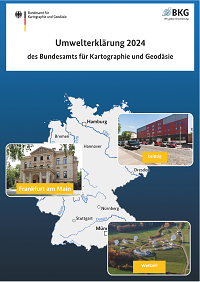 Cover der Umwelterklärung des BKG Cover der Umwelterklärung des BKG