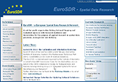 Bild zeigt die Startseite des Publikationsbüros der Assoziation European Spatial Data Research mit Link in neuem Fenster