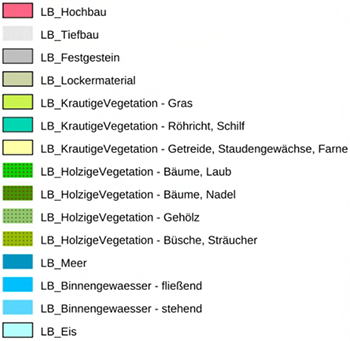 Bild zeigt die Zeichenerklärung zur nebenstehenden Karte Bild zeigt die Zeichenerklärung zur nebenstehenden Karte