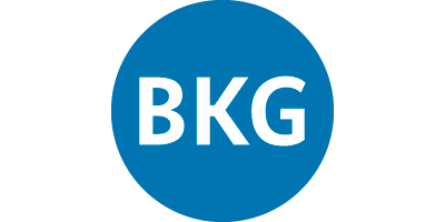 Das Logo zeigt den Schriftzug "BKG" (verweist auf: Modul M-BKG-1: Was macht eigentlich das BKG?)