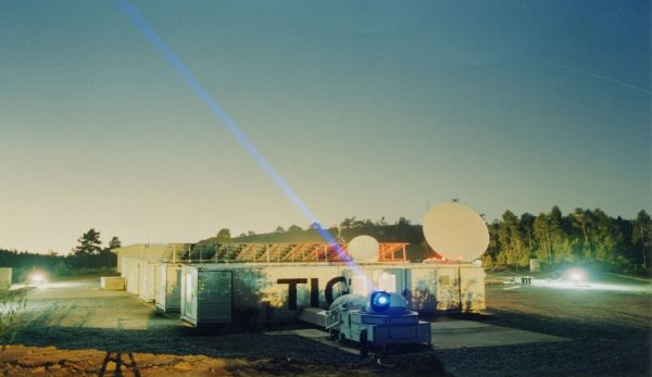 Bild zeigt das Satellite Laser Ranging-Modul