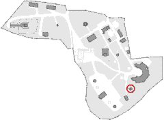 Bild zeigt die Lage der Seismometerstation Bild zeigt die Lage der Seismometerstation