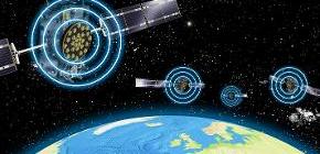 verweist auf: GNSS-Stationen Bild zeigt einen GLONASS-Satelliten (verweist auf: GNSS-Stationen)
